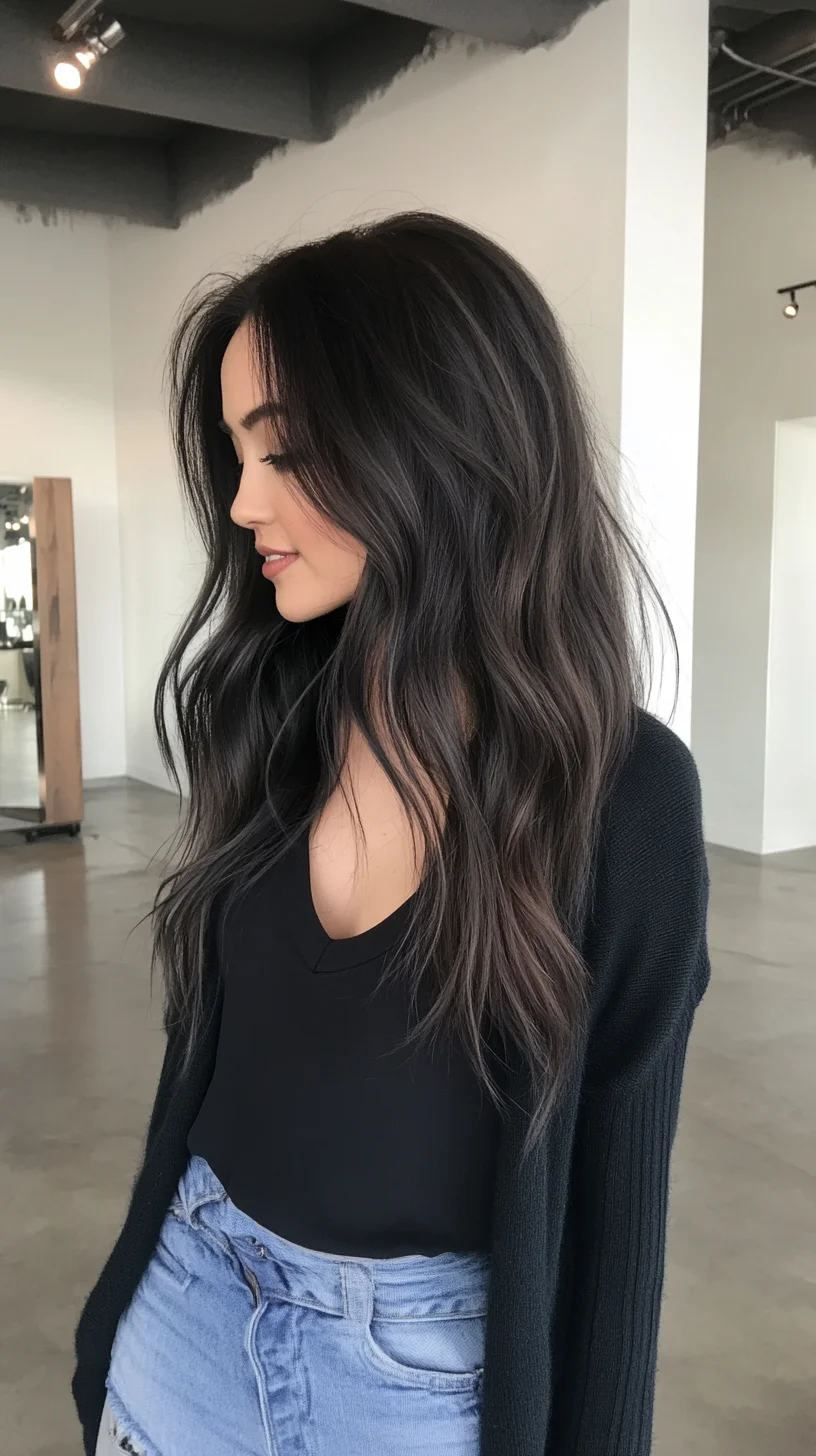 Effortlessly Chic: Wavy Layers for Lush, Natural Movement