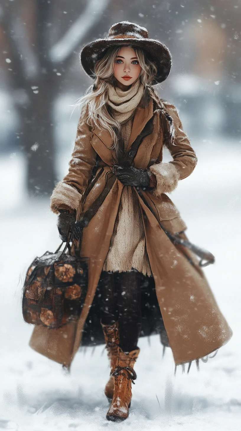 Effortlessly Chic Winter Glam: Embrace Warmth and Style