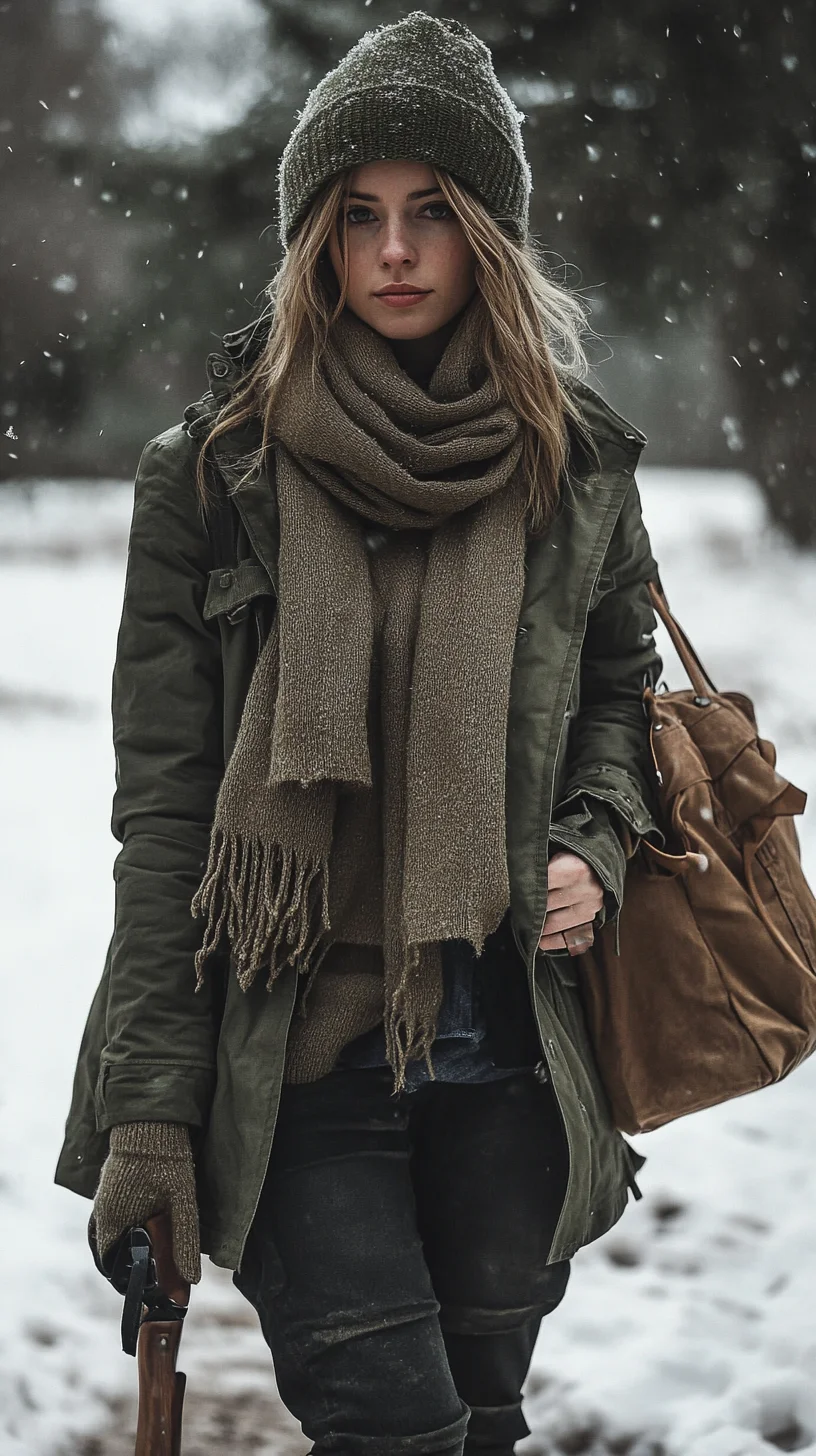 Effortlessly Chic Winter Style: Embrace Cozy Layers and Earthy Tones