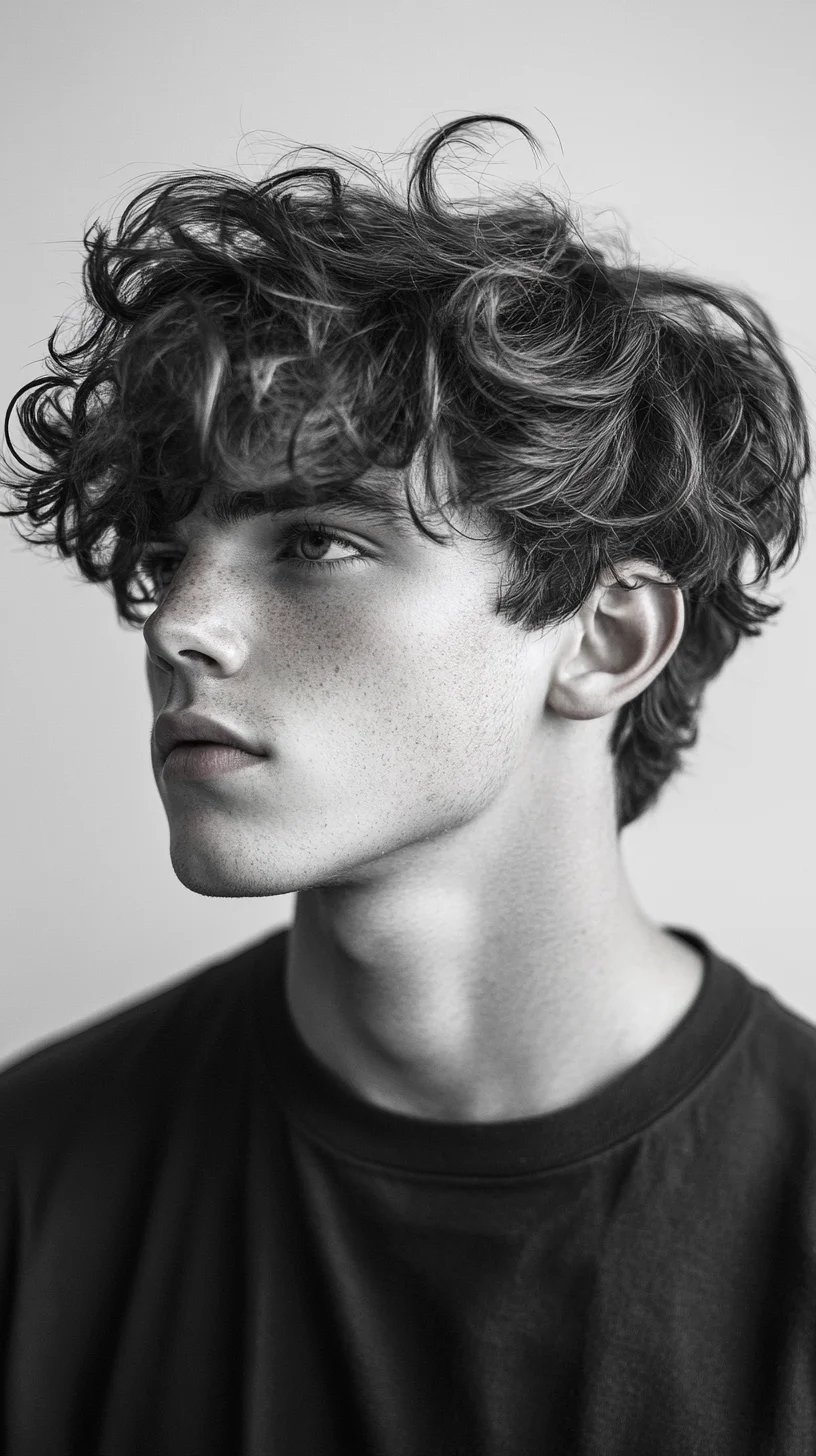 Effortlessly Cool: Embrace the Art of Textured Curly Locks