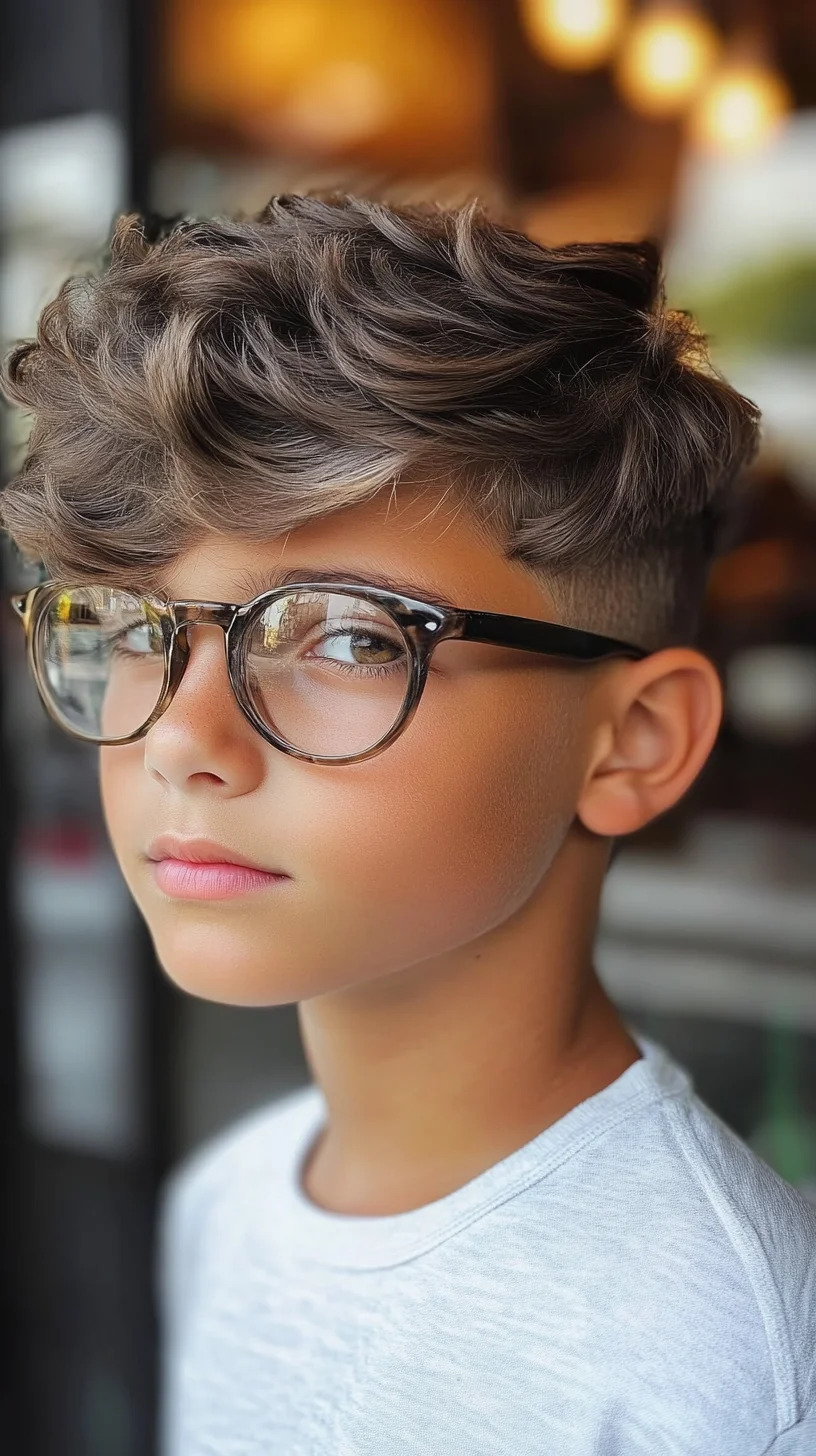 Effortlessly Cool Textured Curls: The Perfect Modern Hairstyle for Kids