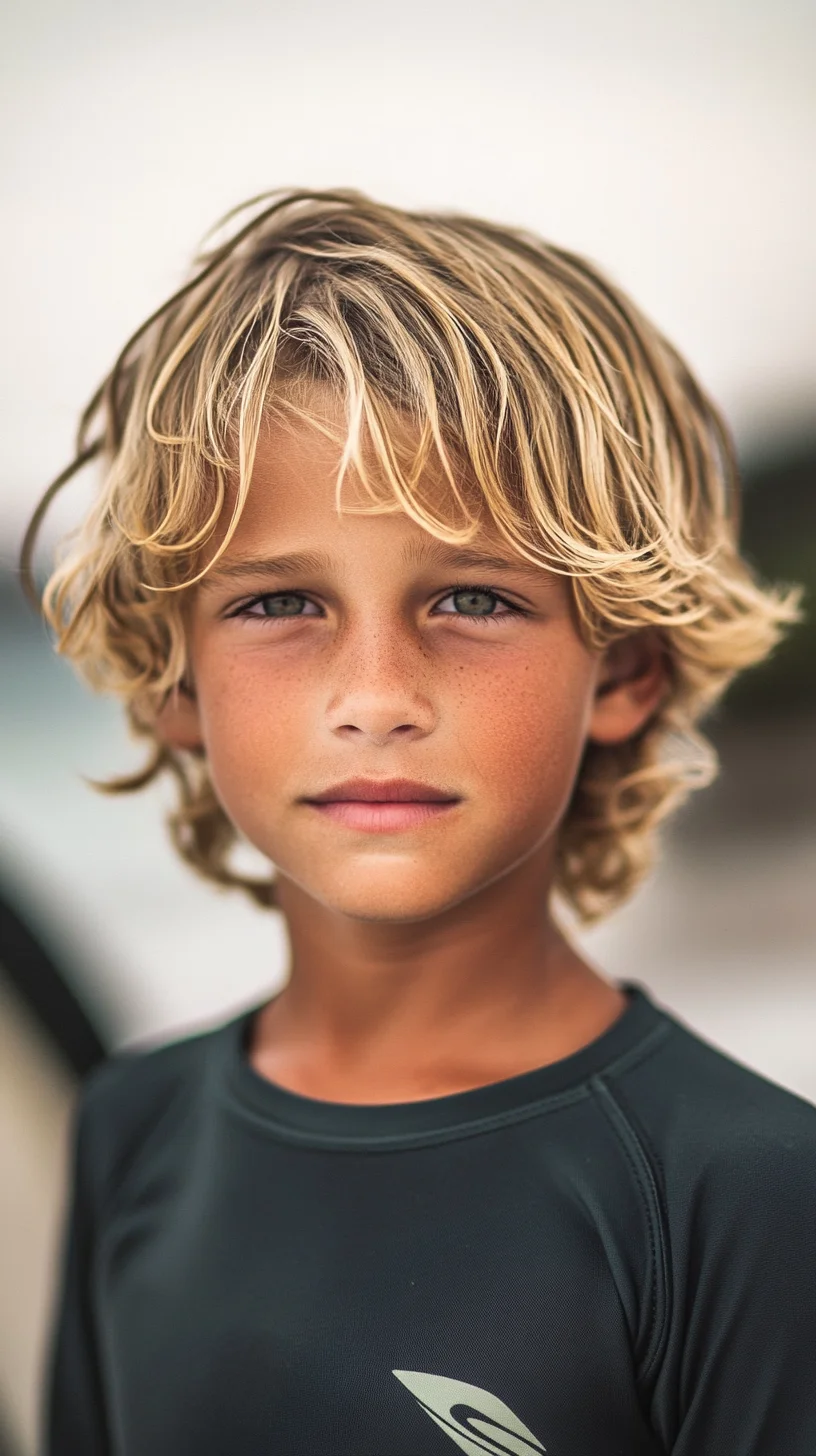 Effortlessly Cool: The Stylish Beachy Waves for Kids