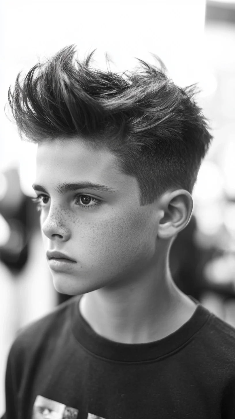 Effortlessly Cool: The Textured Spiky Hairstyle for a Modern Look