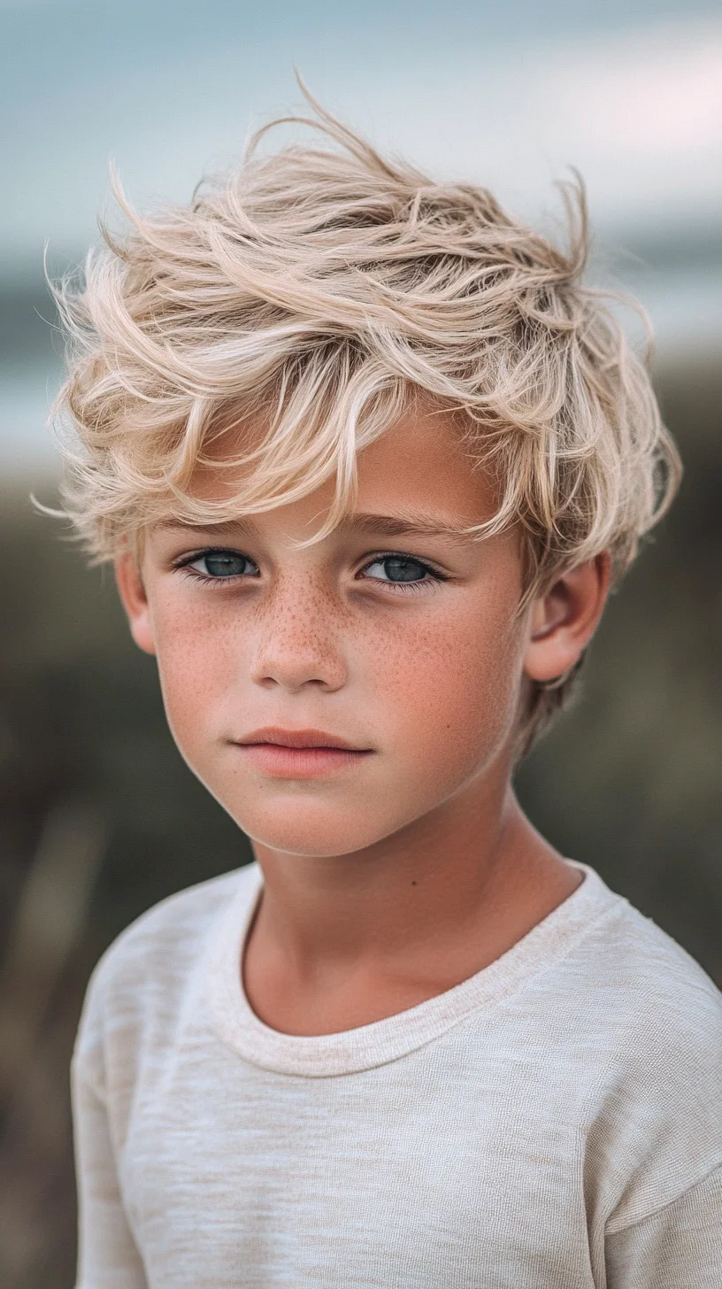 Effortlessly Cool: The Textured Tousled Look for Boys