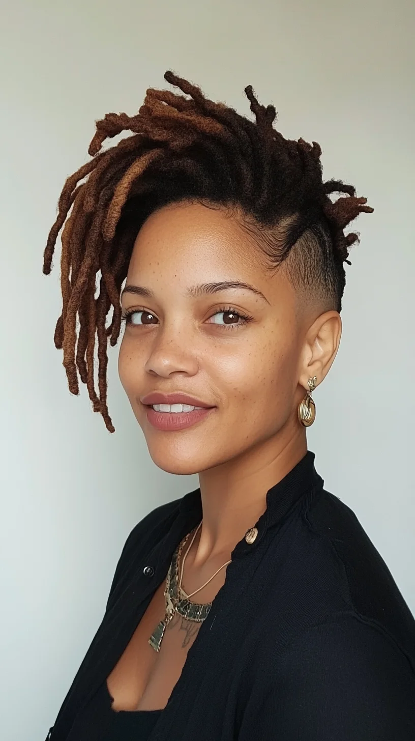 Effortlessly Edgy: The Bold High Top with Undercut