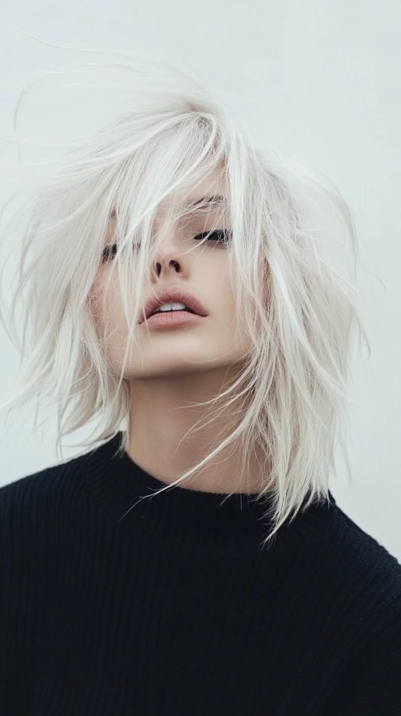 Effortlessly Edgy: The Chic Layered Bob