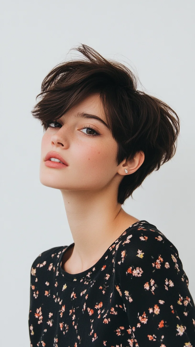 Effortlessly Edgy: The Modern Textured Pixie Cut