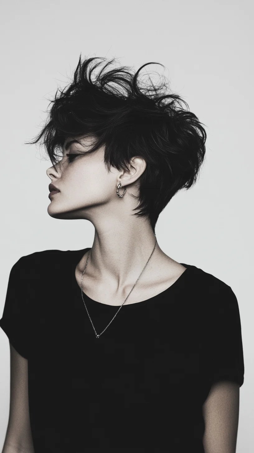 Effortlessly Edgy: The Modern Textured Pixie Cut