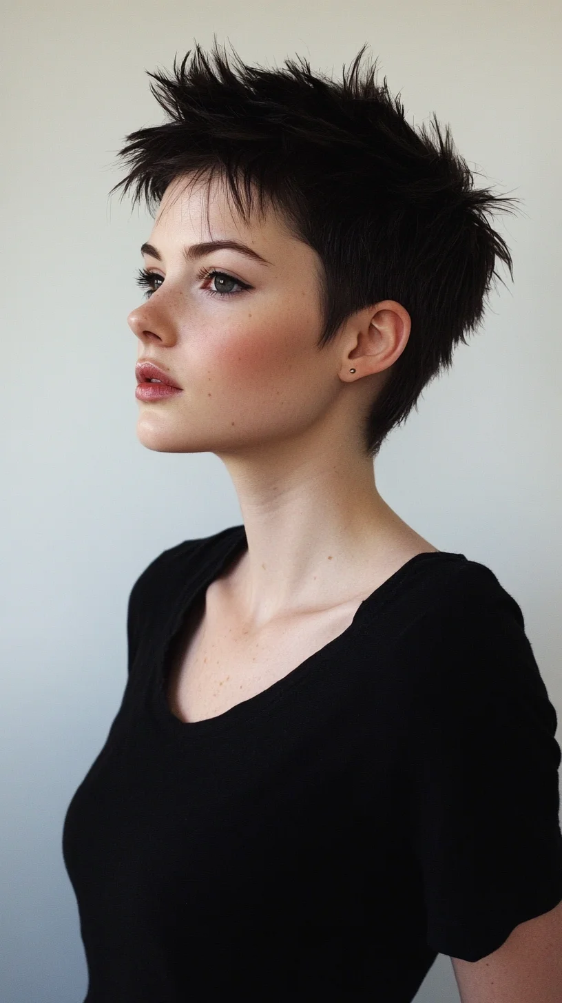 Effortlessly Edgy: The Modern Textured Pixie Cut