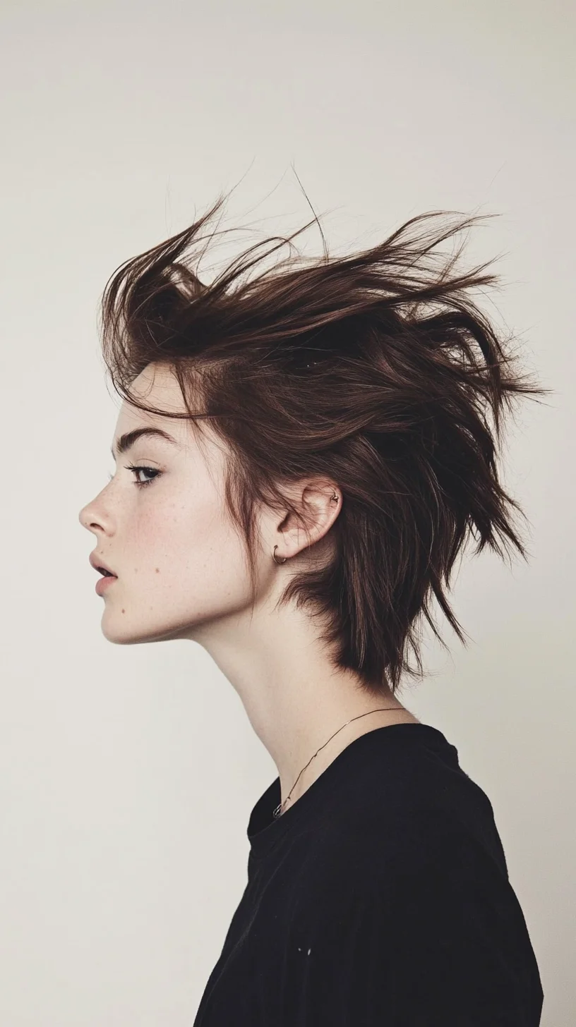 Effortlessly Edgy: The Textured Pixie Cut for a Bold Statement