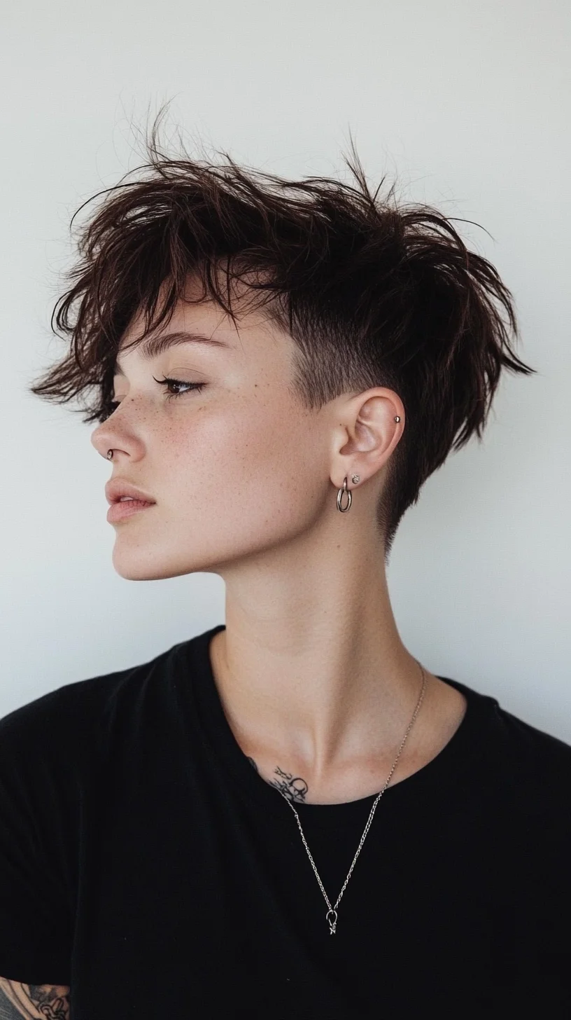 Effortlessly Edgy: The Textured Pixie Cut for Bold Personalities