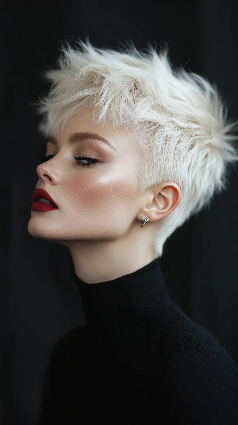 Effortlessly Edgy: The Textured Pixie Cut for Bold Style Statements