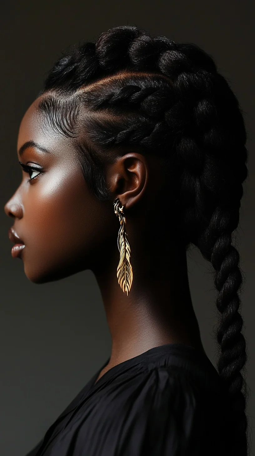 Effortlessly Elegant Fishtail Braids: A Stunning Statement Style