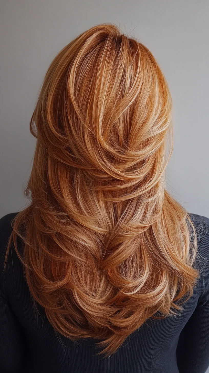 Effortlessly Elegant Layered Waves for Stunning Volume and Shine