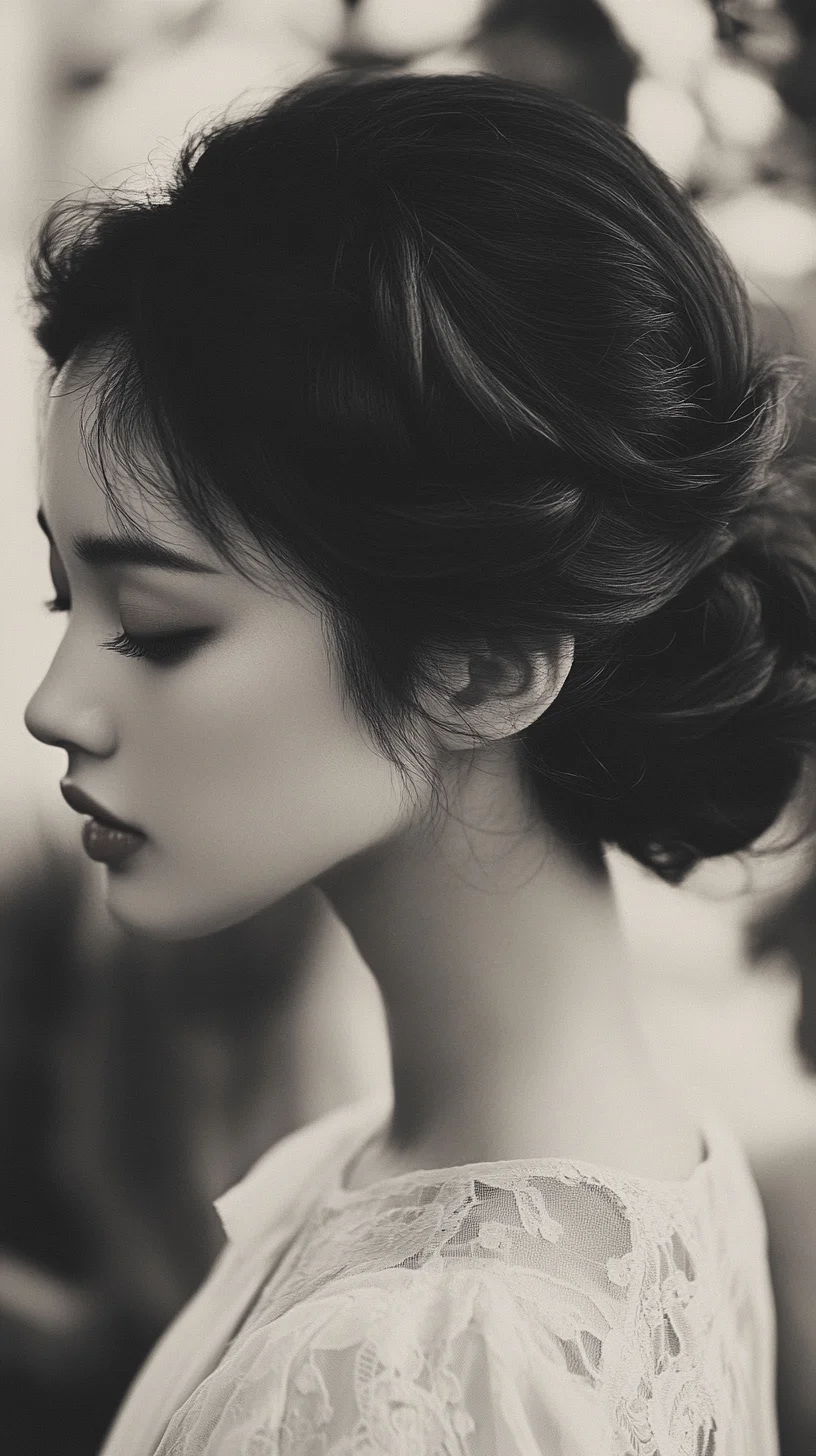 Effortlessly Elegant Low Chignon: A Timeless Hairstyle for Every Occasion