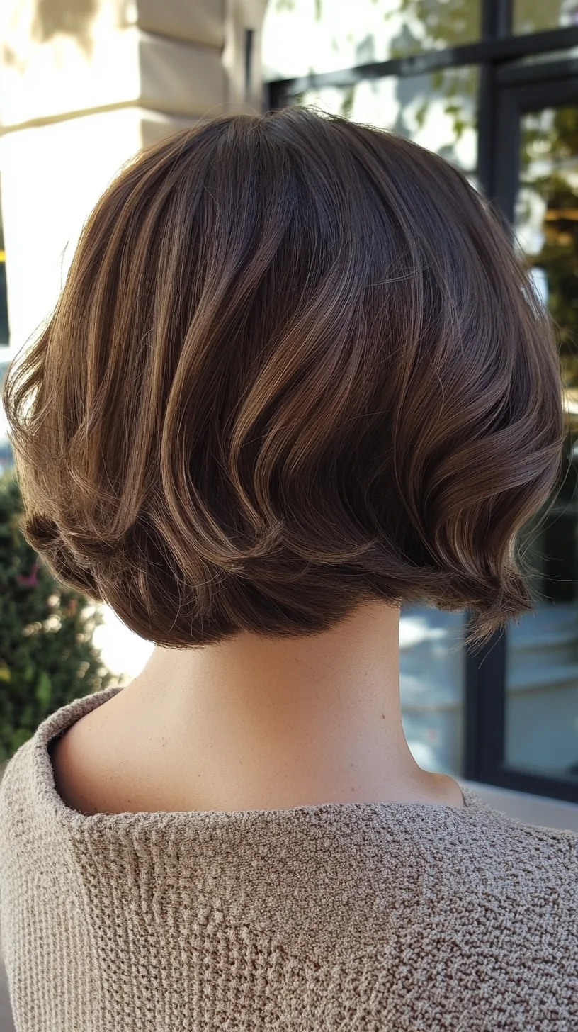 Effortlessly Elegant: The Chic Textured Bob for Modern Women