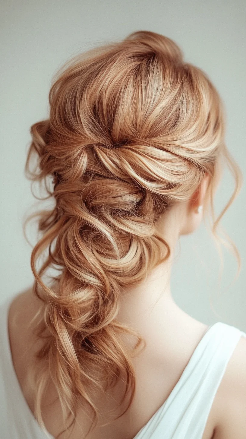 Effortlessly Elegant: The Romantic Curly Updo for Any Occasion