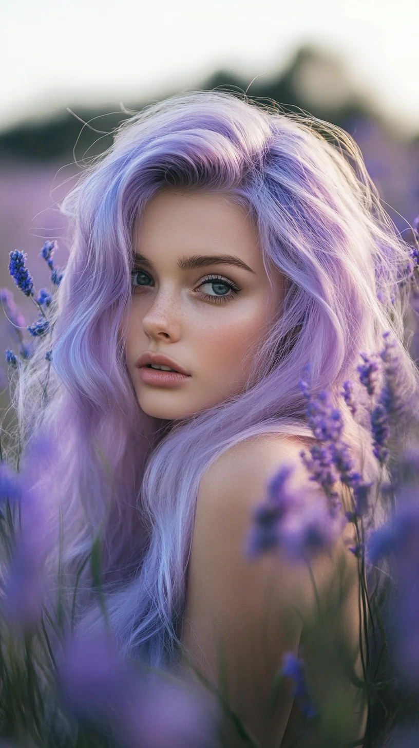 Effortlessly Ethereal: Embrace the Dreamy Lavender Waves