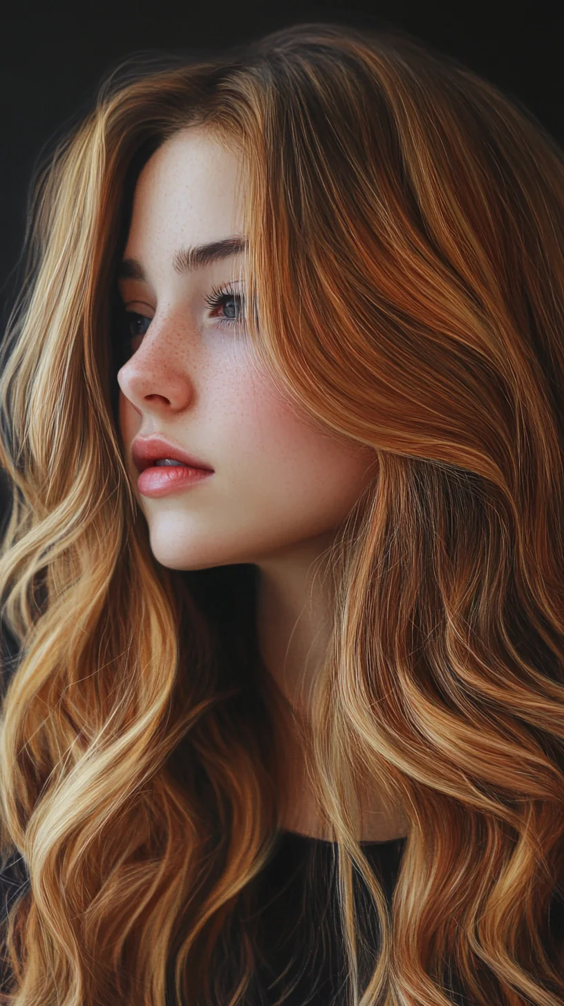 Effortlessly Glamorous Layers with Soft Waves for a Stunning Look