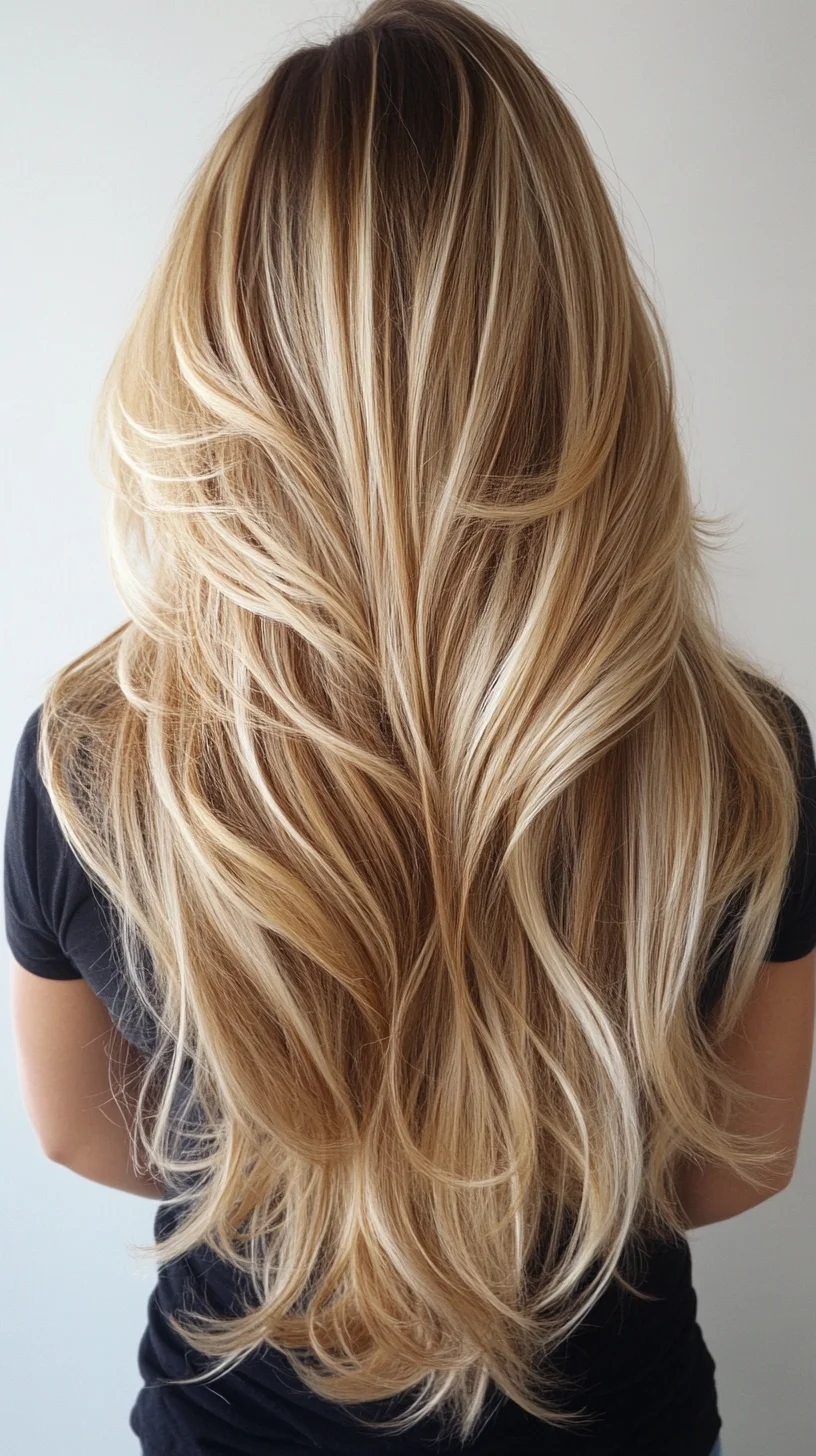 Effortlessly Glamorous: The Luscious Layered Balayage Look