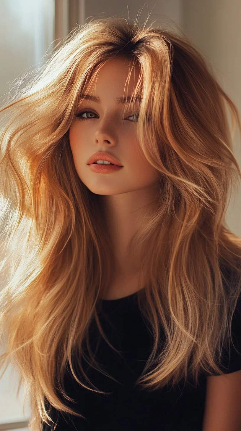 Effortlessly Glamorous: The Voluminous, Windswept Hairstyle