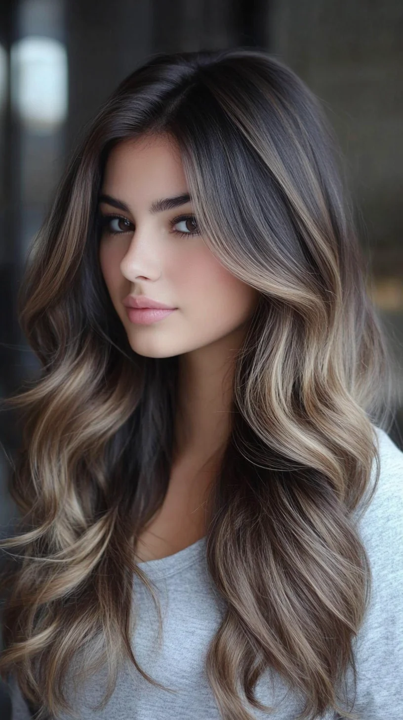 Effortlessly Glamorous Waves: The Balayage Beauty for Any Occasion