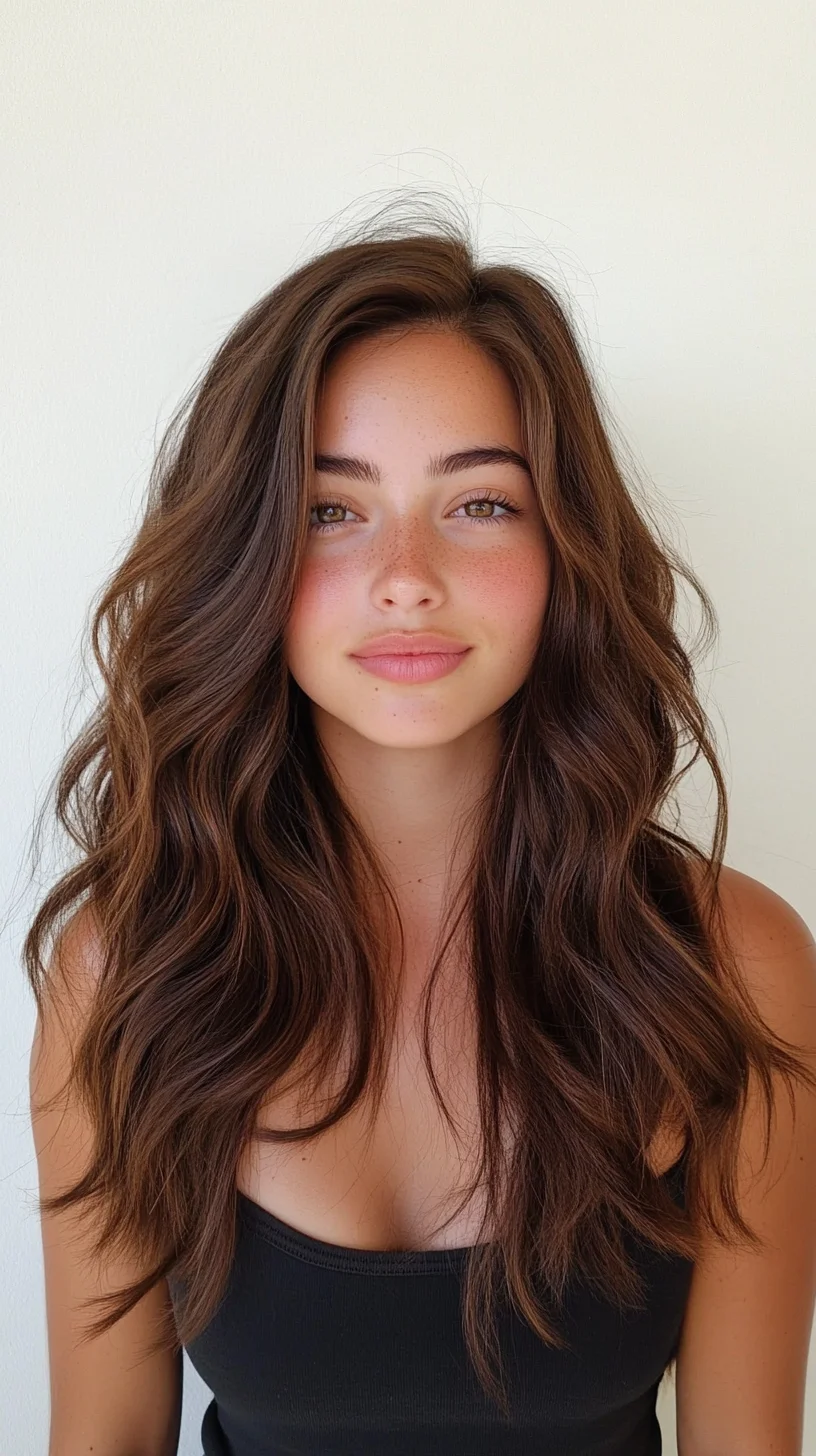 Effortlessly Glamorous Waves: The Perfect Beachy Hairstyle