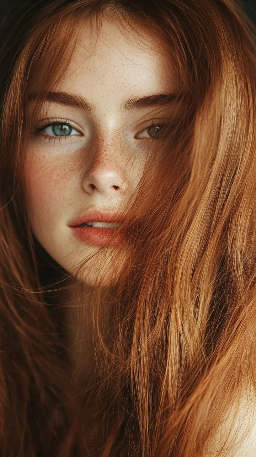 Effortlessly Radiant: Embrace the Allure of Luscious Copper Locks