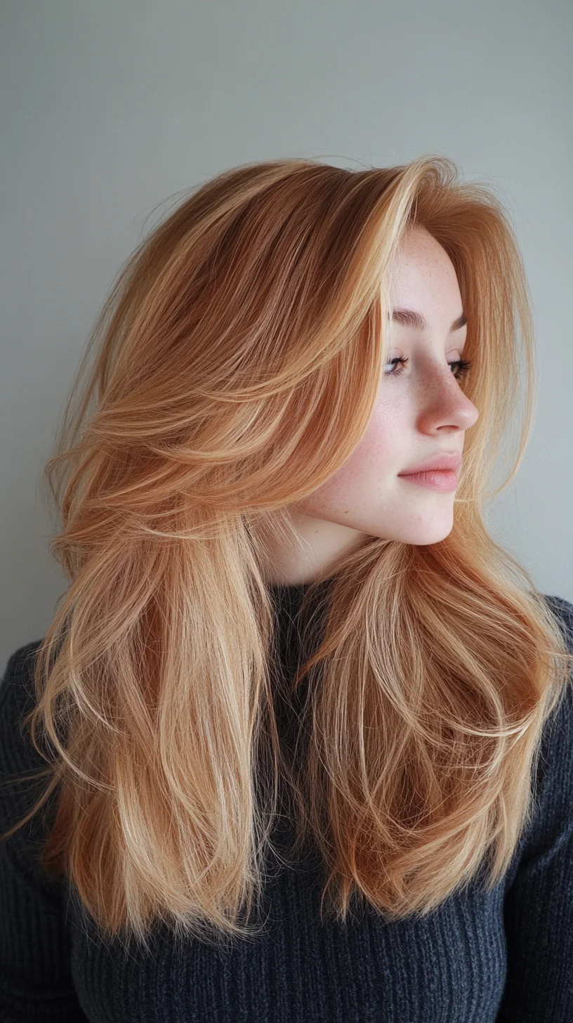 Effortlessly Radiant: The Luscious Layered Hairstyle for Stunning Volume