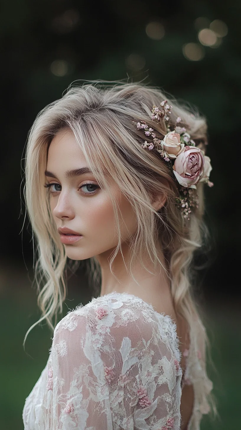 Effortlessly Romantic: The Bohemian-Inspired Updo