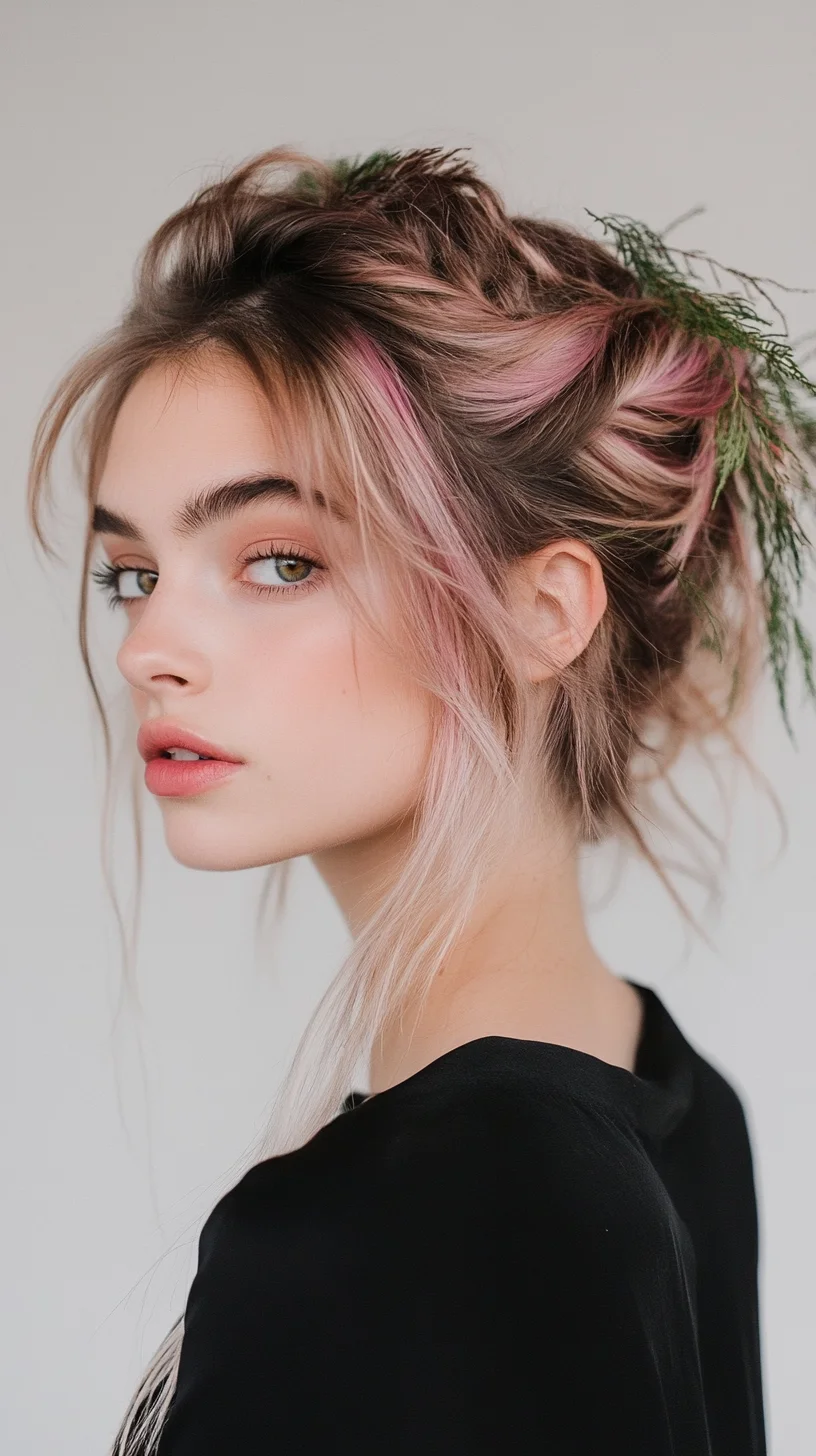 Effortlessly Romantic: The Nature-Inspired Braided Updo