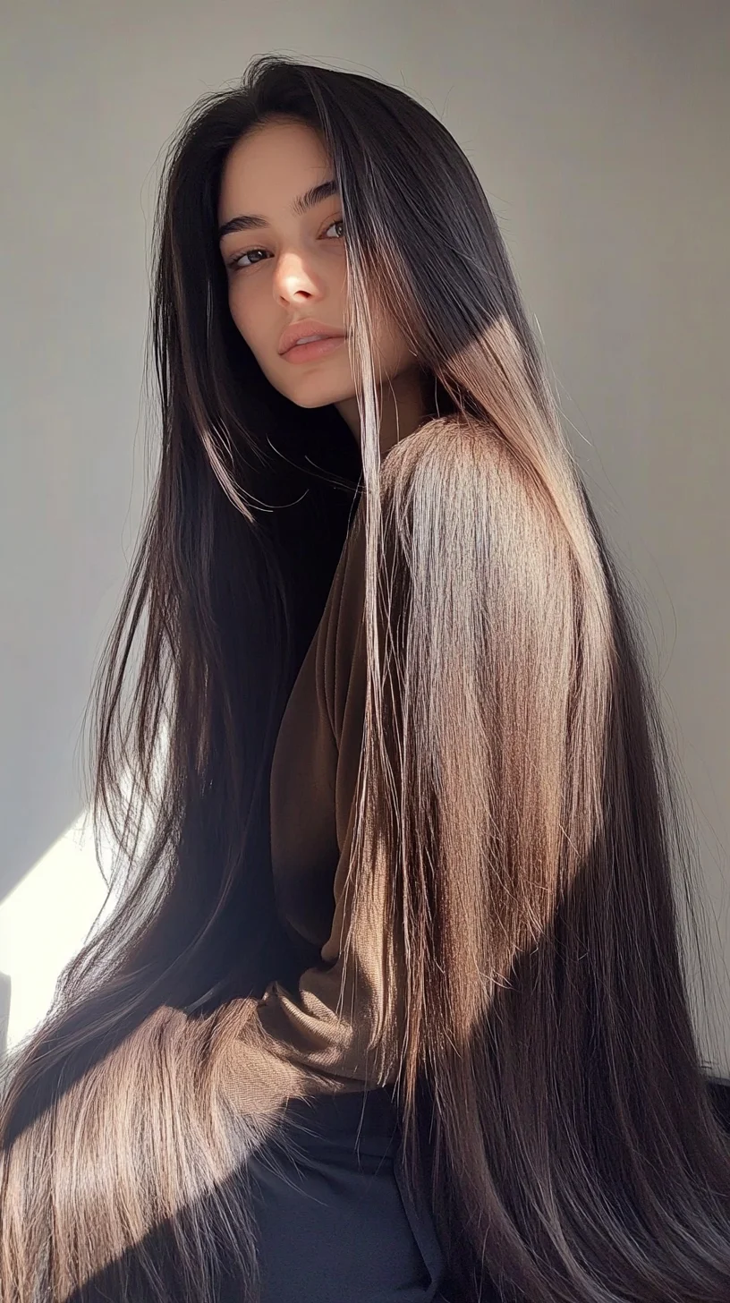 Effortlessly Sleek: Embrace Gorgeous, Long, Straight Hair for Timeless Elegance