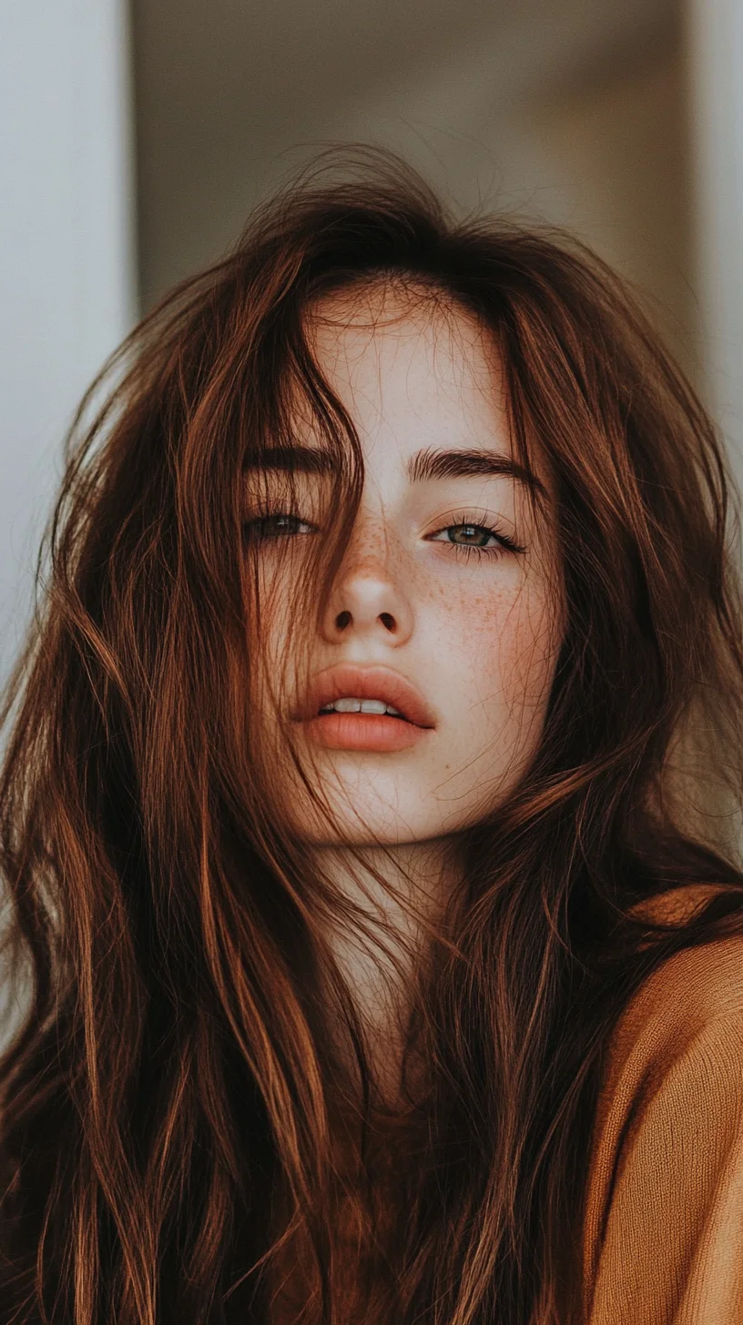 Effortlessly Wild: The Perfect Messy Beach Waves