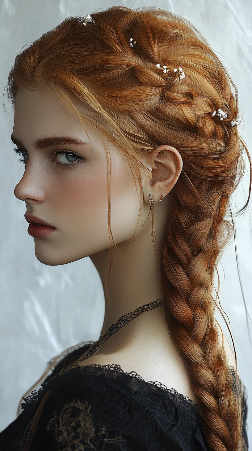 Elegant Braided Beauty: A Chic and Versatile Hairstyle for Any Occasion