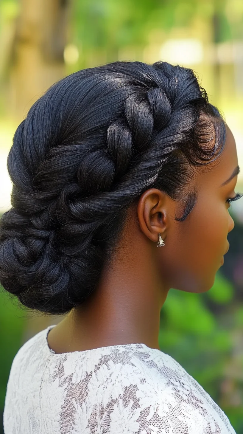 Elegant Braided Updo: A Timeless Style for Any Occasion