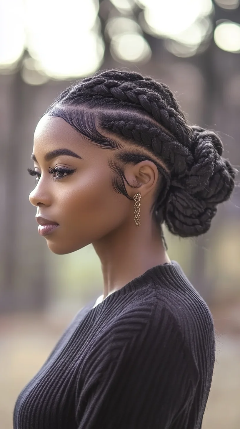 Elegant Braided Updo: Perfect for Any Occasion with a Modern Twist