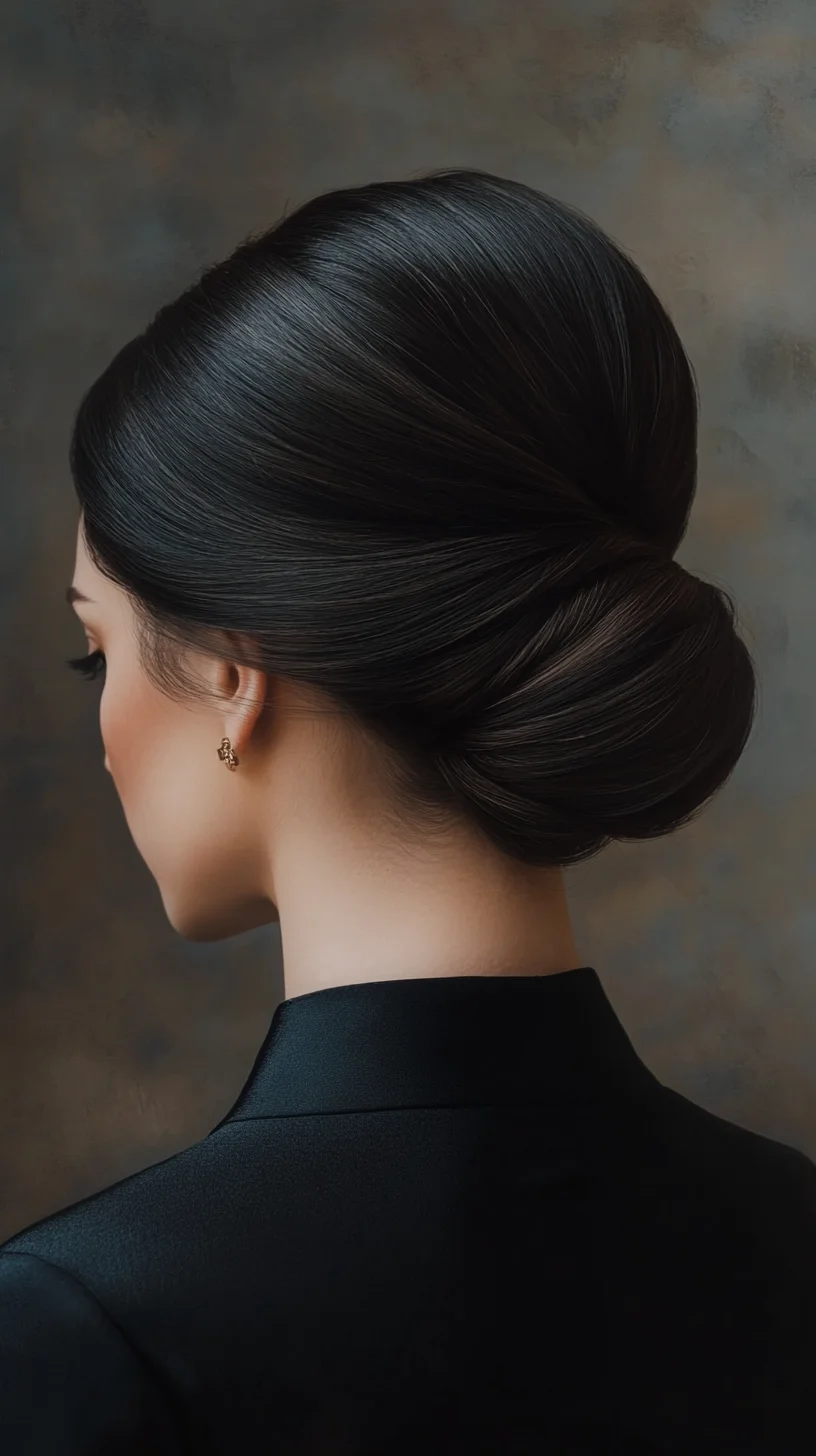 Elegant Low Chignon: Timeless Sophistication for Every Occasion