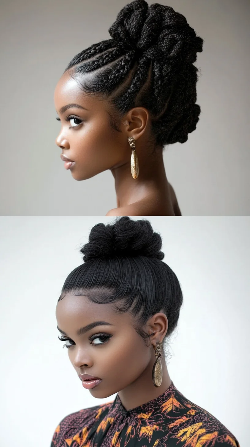 Elegant Twisted Updo: A Chic & Versatile Hairstyle for Any Occasion