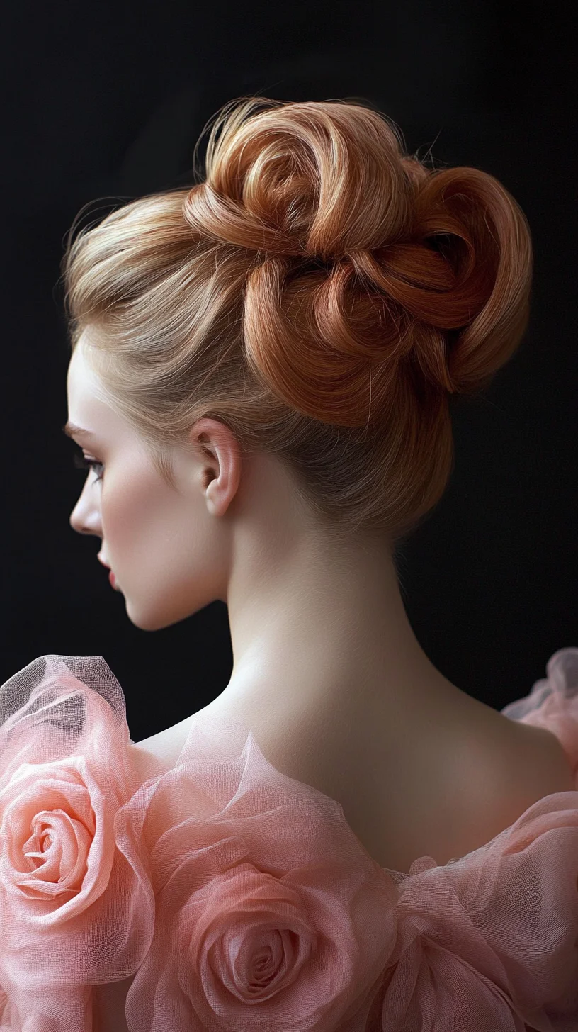 Elegant Vintage Updo with Romantic Flourishes for All Occasions