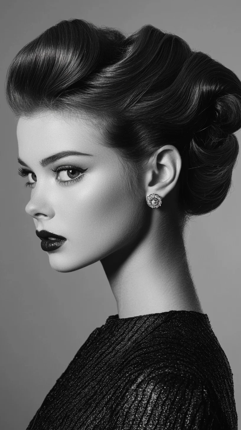 Elegant Vintage Waves: Timeless Glamour for Any Occasion