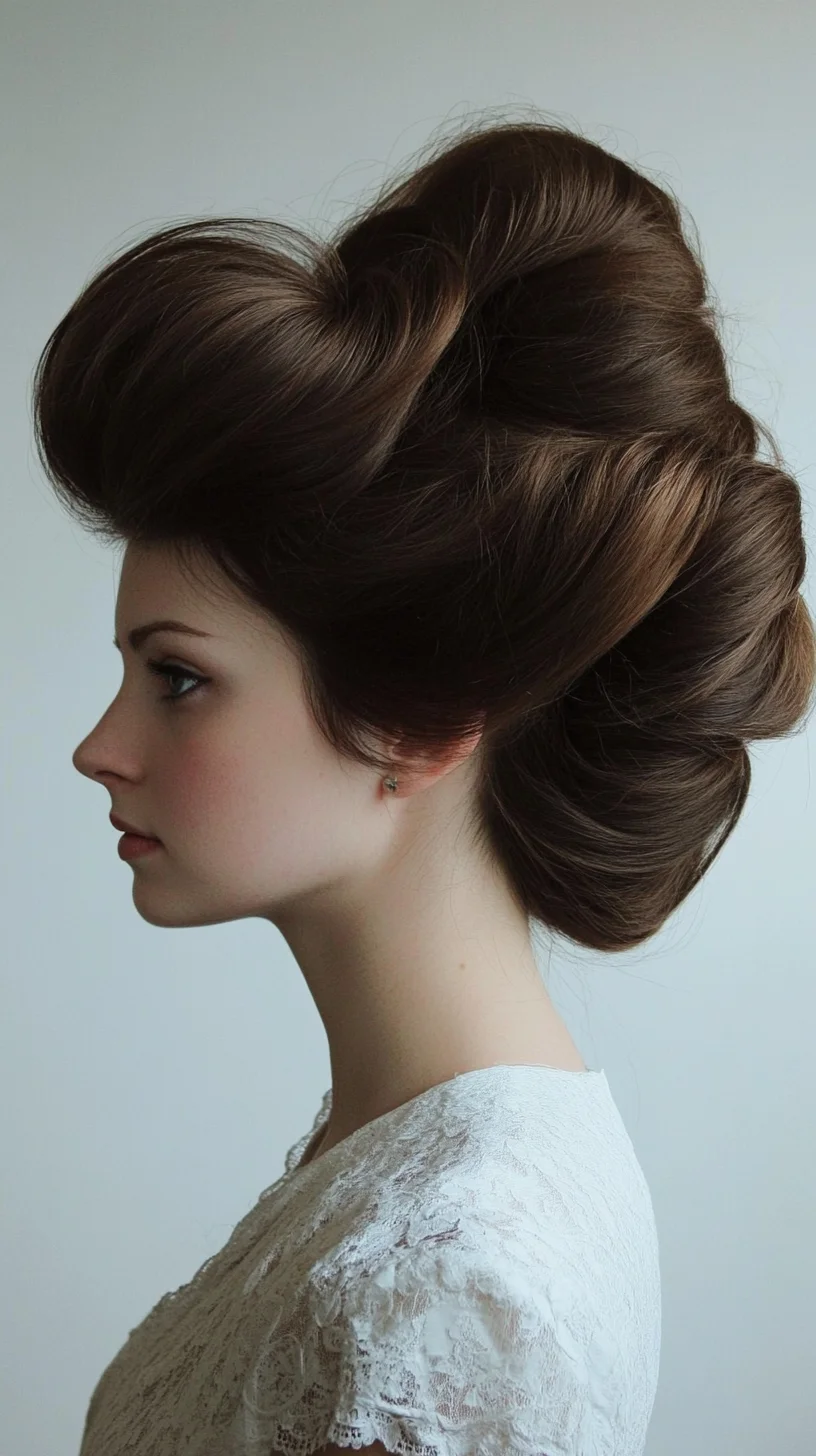 Elegant Volume: The Statement Updo that Turns Heads