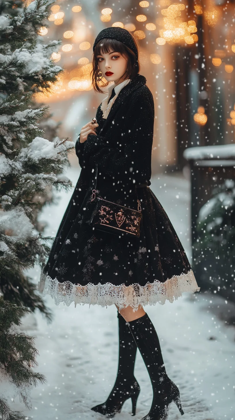 Elegant Winter Charm: Embrace the Snowy Wonderland in Style