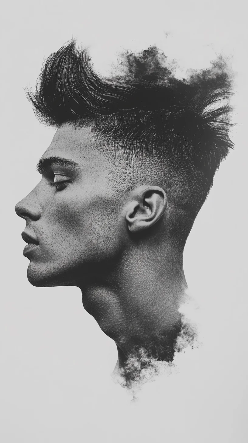 Elevate Your Look with a Bold Textured Quiff for Effortless Style