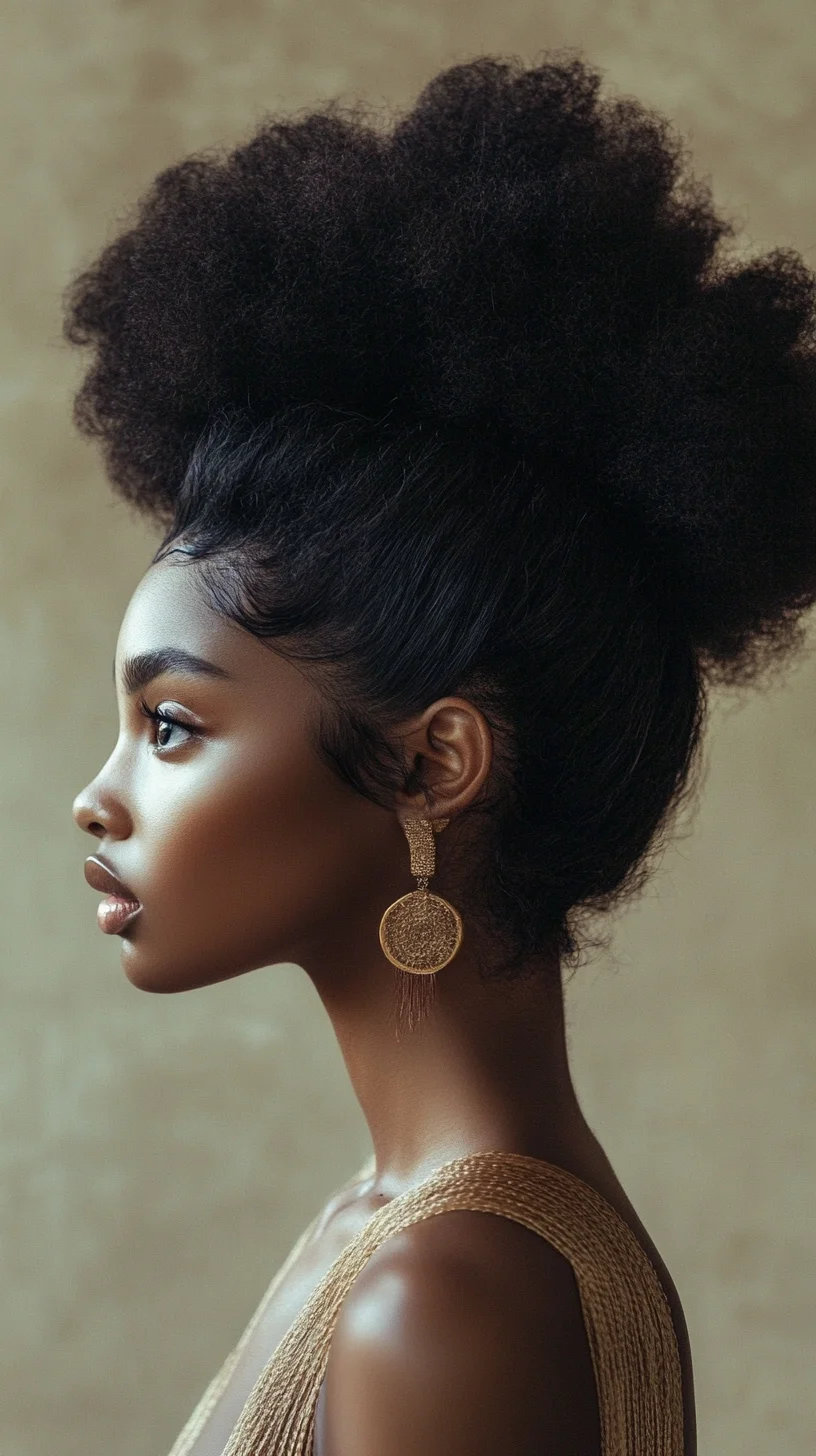 Elevate Your Look with a Majestic High Puff – The Ultimate Statement Style!