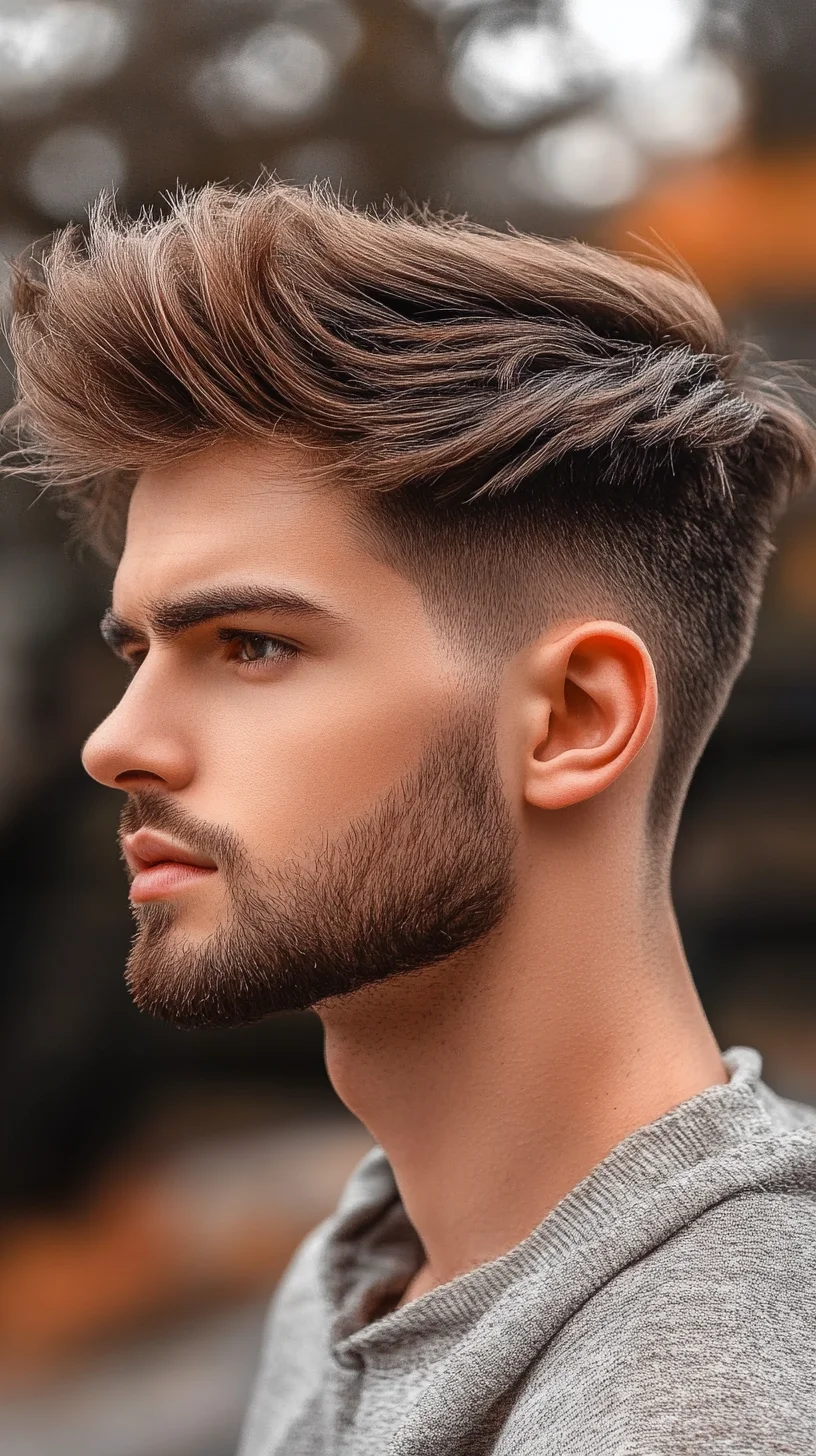 Elevate Your Look with a Textured Fade: The Ultimate Hairstyle for Modern Men