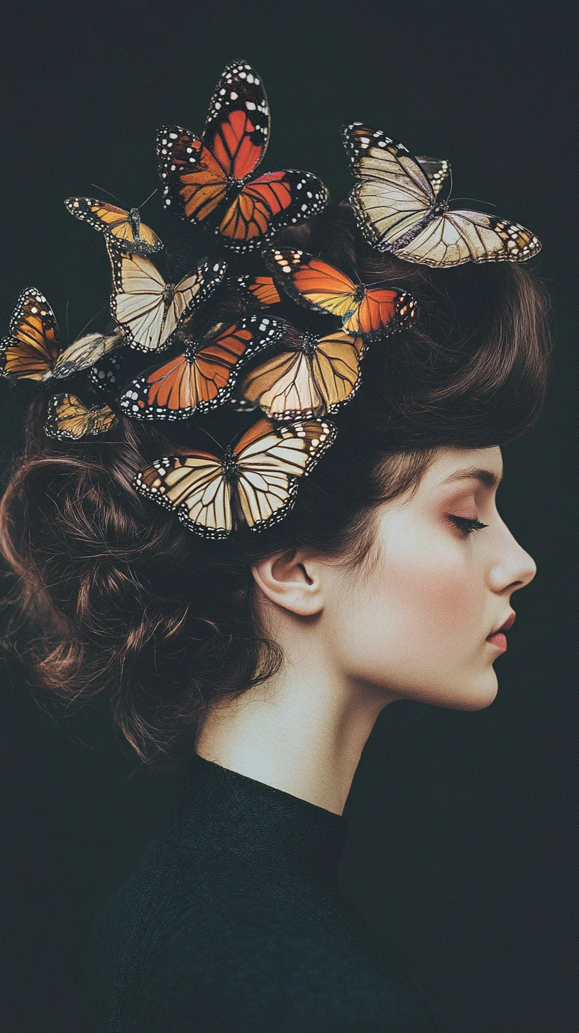 Elevate Your Look with an Enchanting Butterfly-Inspired Updo