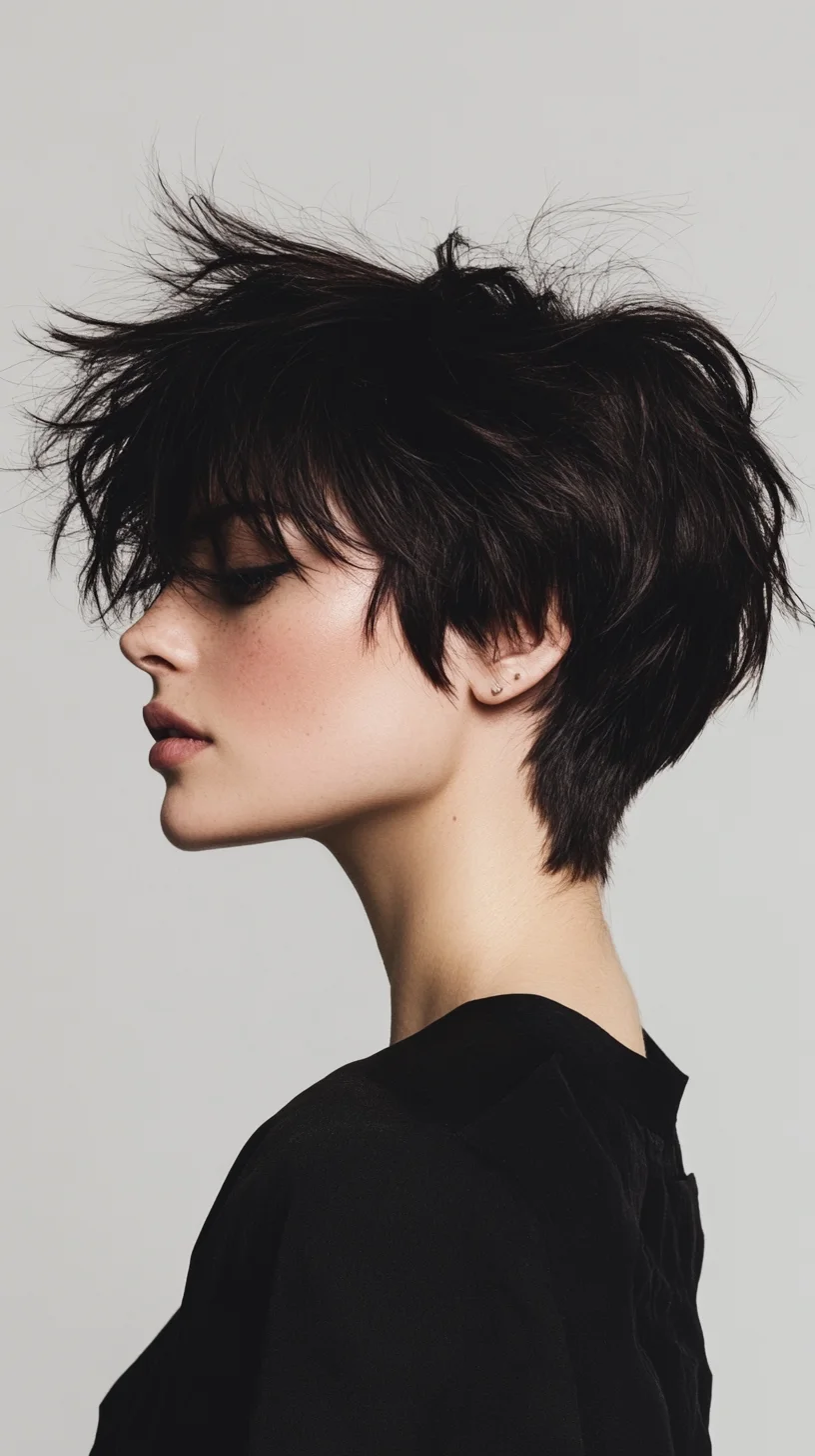 Elevate Your Look with Edgy Textured Pixie Cuts