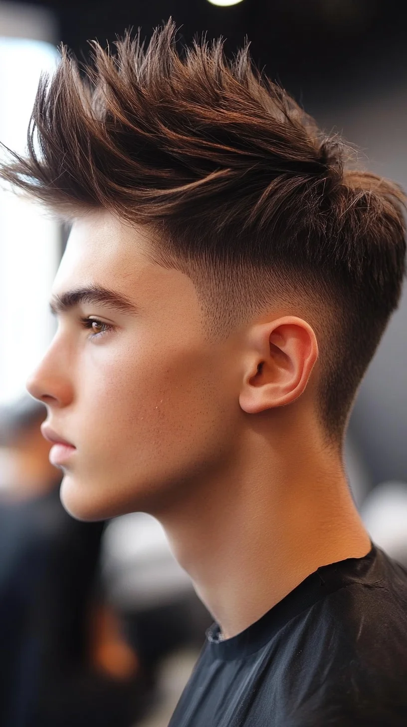 Elevate Your Look with the Bold Textured Spiky Hairstyle