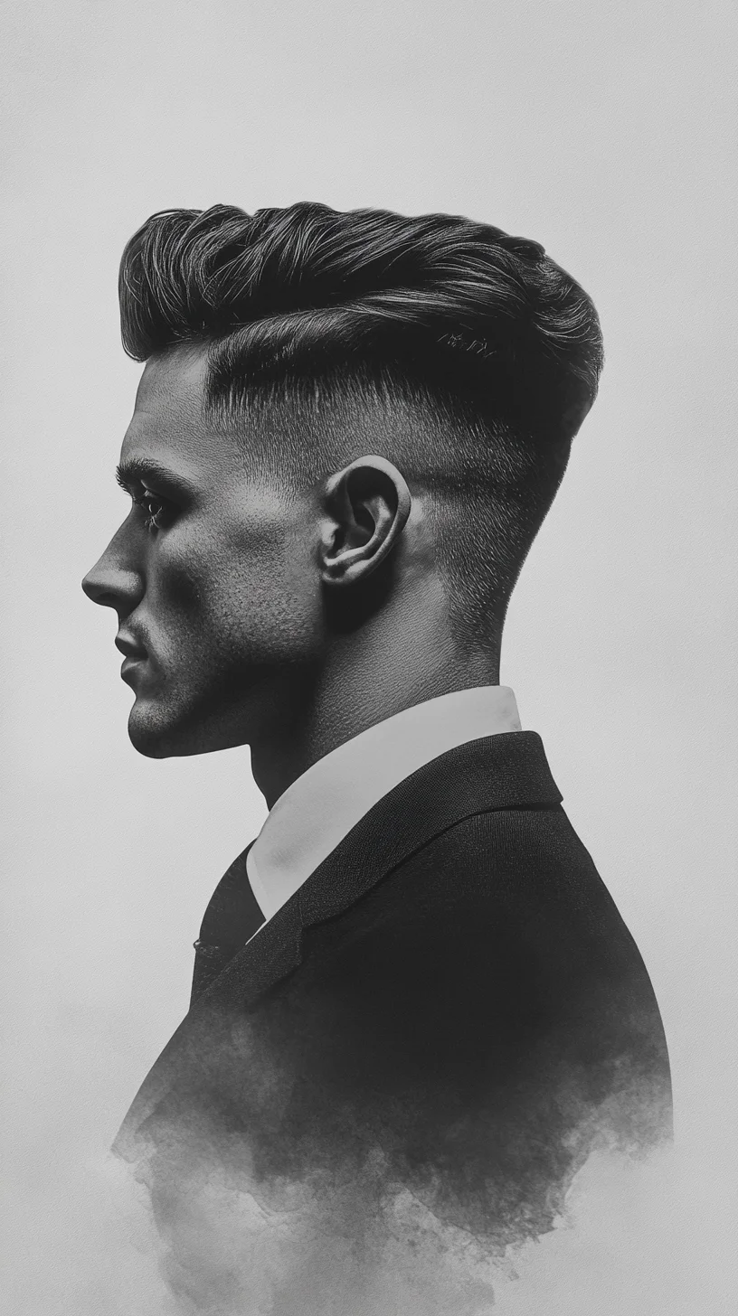 Elevate Your Look with the Modern Pompadour: Stylish Height Meets Sharp Lines