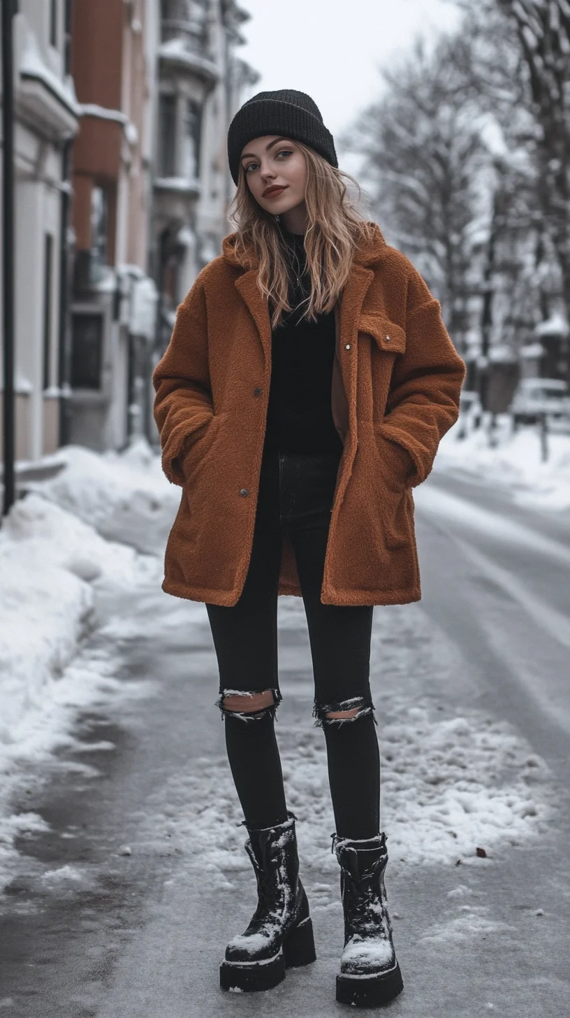 Elevate Your Winter Wardrobe with a Chic Layered Look: Cozy, Stylish, and Functional